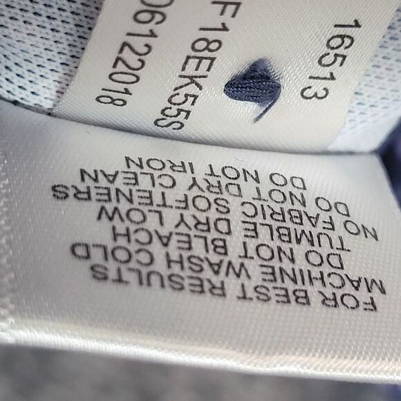 Peter Millar Golf Polo Shirt Mens 2XL Purple Geometric Pattern BlueJack National - Picture 11 of 11